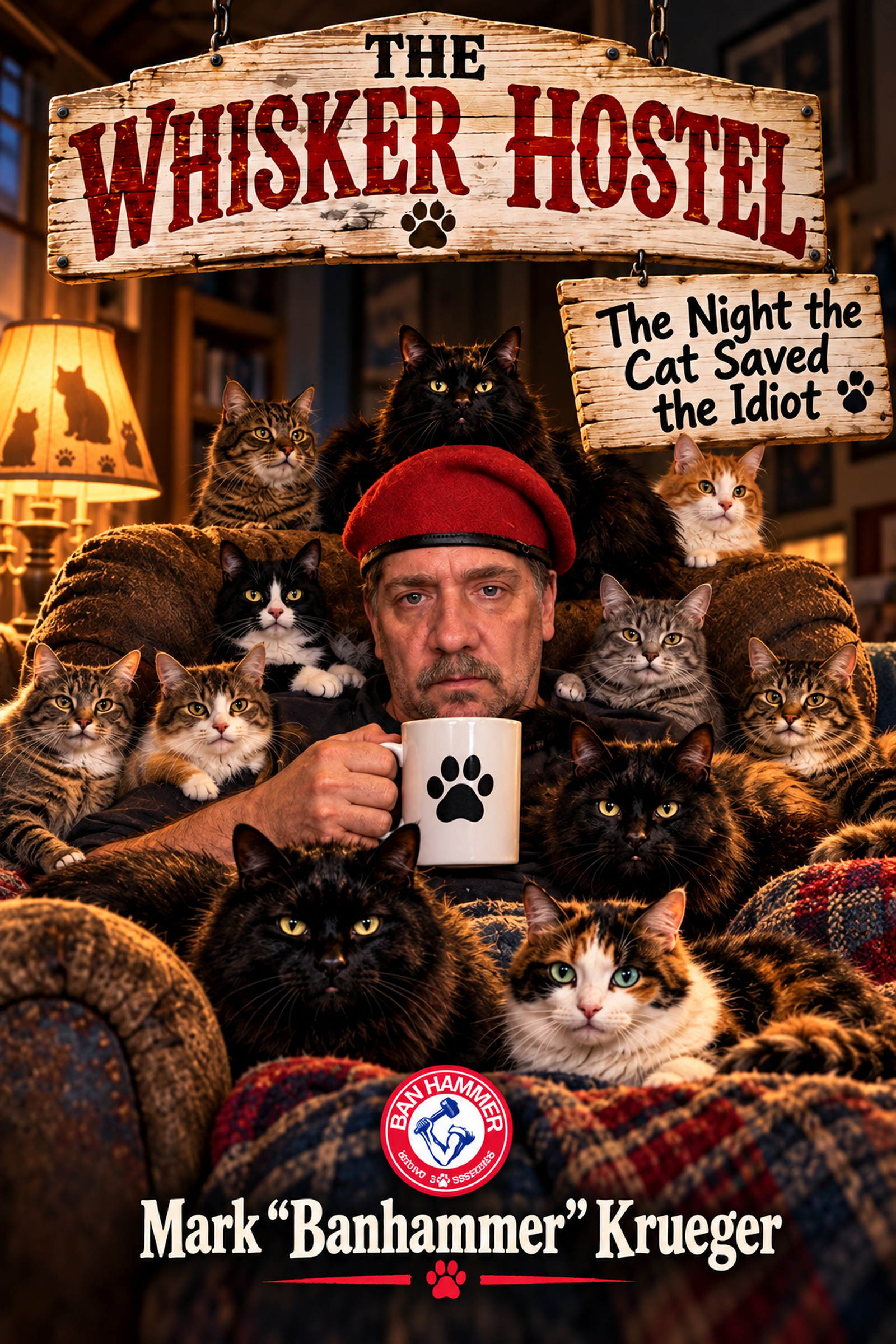 Cover of The Night the Cat Saved the Idiot