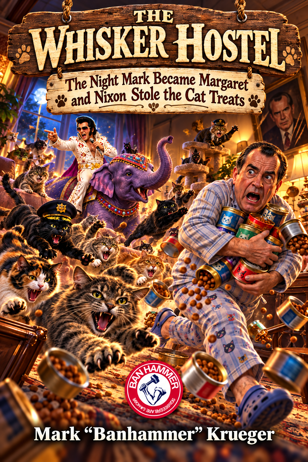 The Night Mark Became Margaret and Nixon Stole the Cat Treats cover